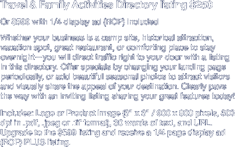 Travel & Family Activities Directory