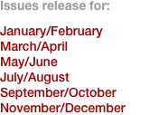 Issues release for: 