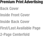 Premium Print Advertising
